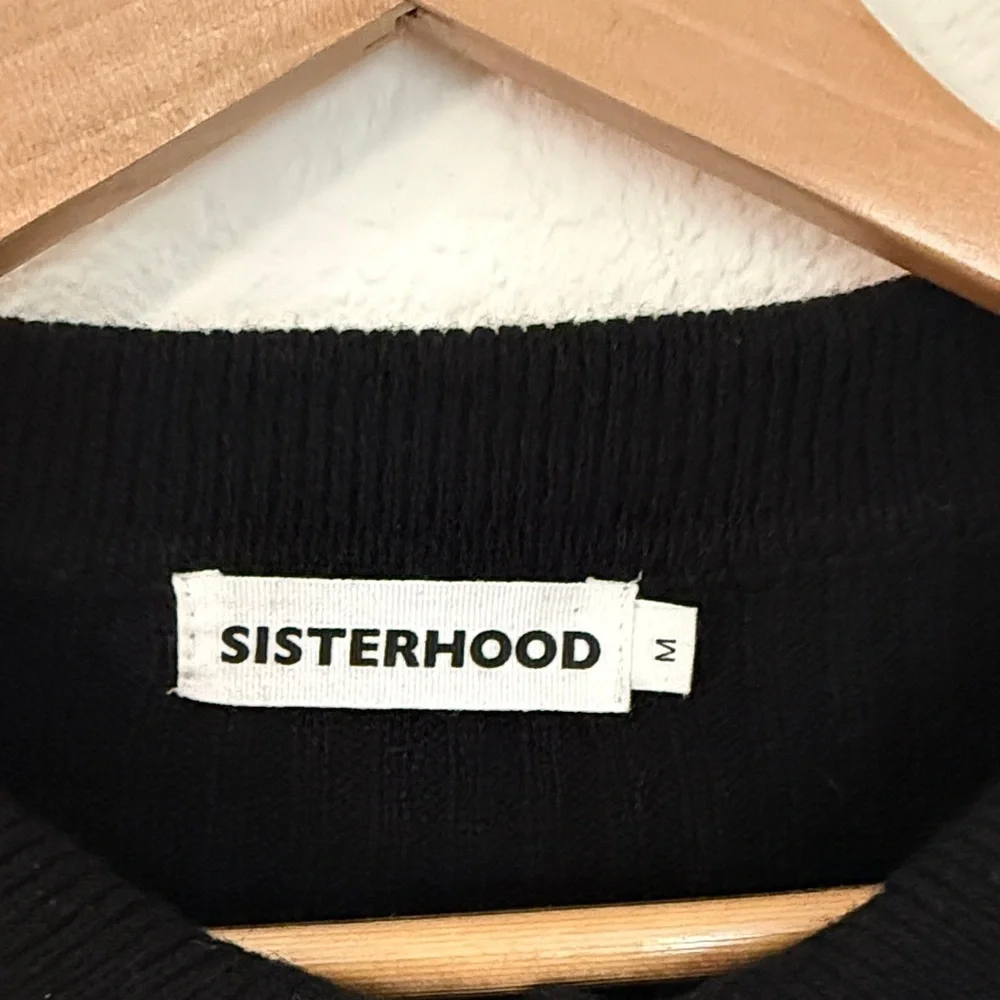 Sisterhood Clio Cardigan 100% Merino Wool Minimalist Chic - Picture 8 of 10